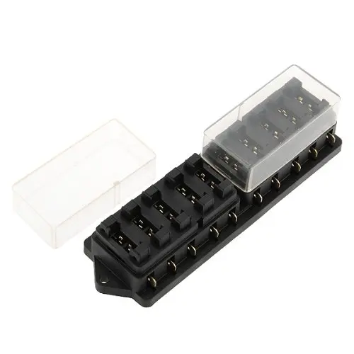 TOYL 10x porte Fuse boite a fusibles для Авто KFZ fusibles2V пластик|fusible|fusibles auto |
