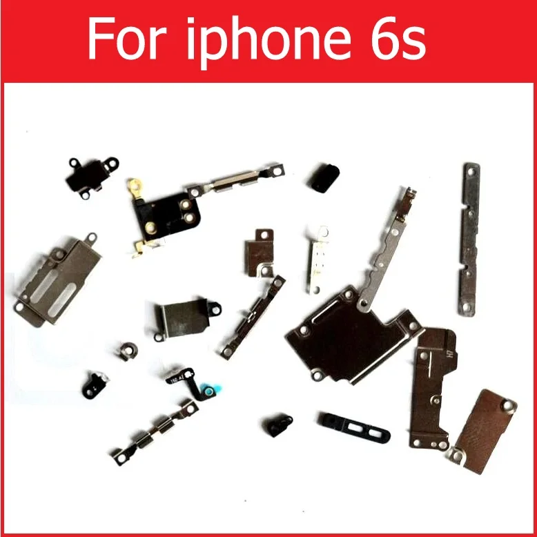5Set for 6S Внутренние маленькие металлические железные детали для iPhone 4, 4S, 5, 5c, 5S, 6, 6s plus, маленький держатель, кронштейн, защитная пластина, комплект, запчасти для телефонов - Цвет: 5Set for 6S