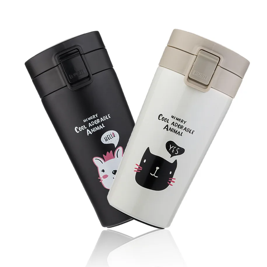 400 мл портативная термос из нержавеющей стали чашка для кофе дорожная бутылка