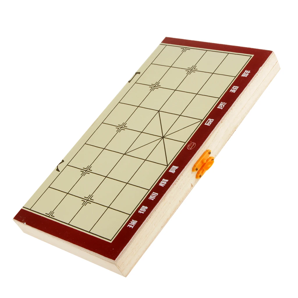Xiangqi Портативный Китайский Шахматный набор Складная Настольная игра шахматная