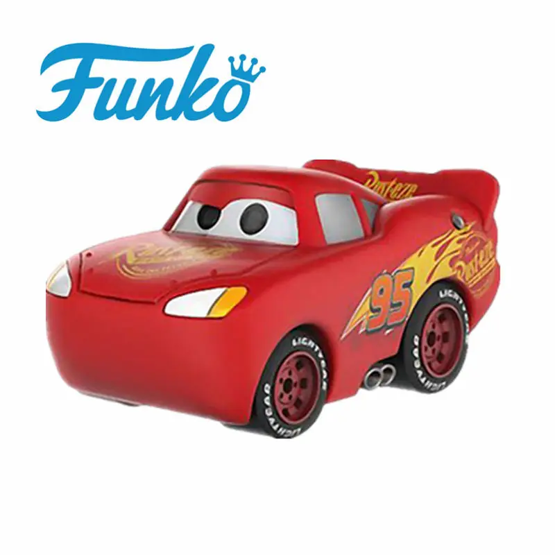 1pcs Funko POP Pixar Cartoon Movie Cars-McQueen #282 Vinyl Doll Figure Collection For Birthday Gifts Model Toy With Original Box | Игрушки и