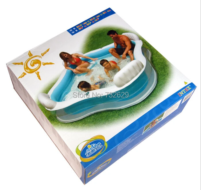 Семья использовать большой надувной бассейн Оригинал Intex портативный | Спорт и