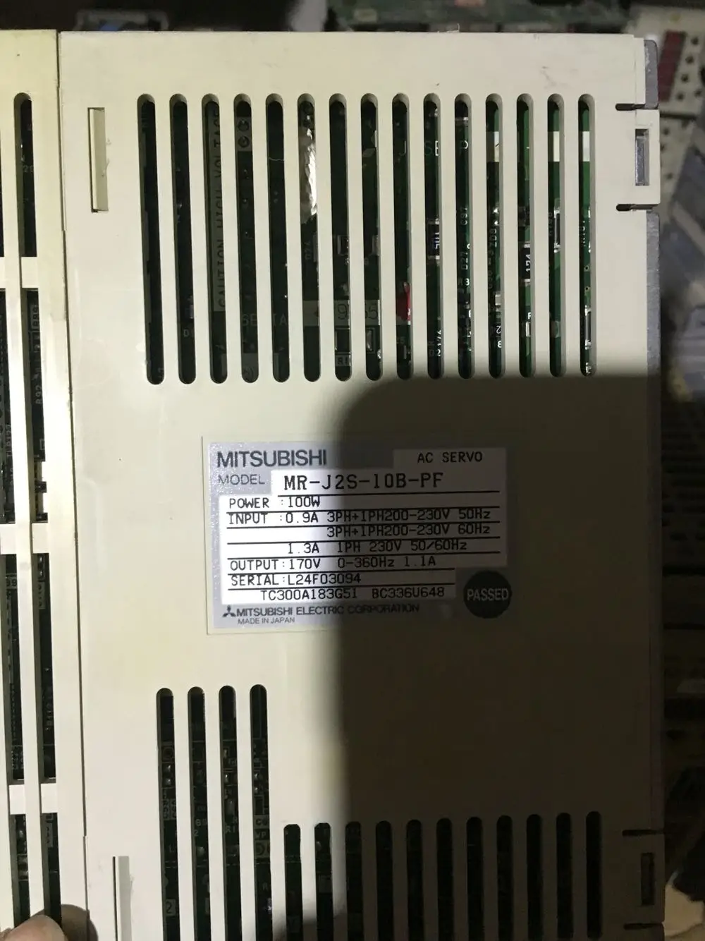 

Servo drive MR-J2S-20B-PF , Used one , 90% appearance new , 3 months warranty , fastly shipping