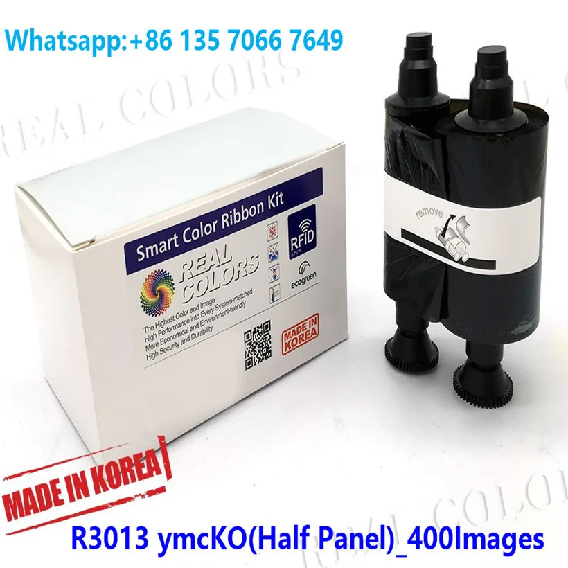 20 шт. карточный принтер Evolis Ribbon R3013 ymcKO 400|evolis ribbon|card printer ribbonevolis ribbons |