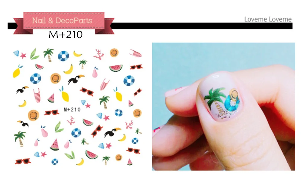 Милые наклейки для девочек с 5 листами летние на бикини отпуска рисунком клейкие