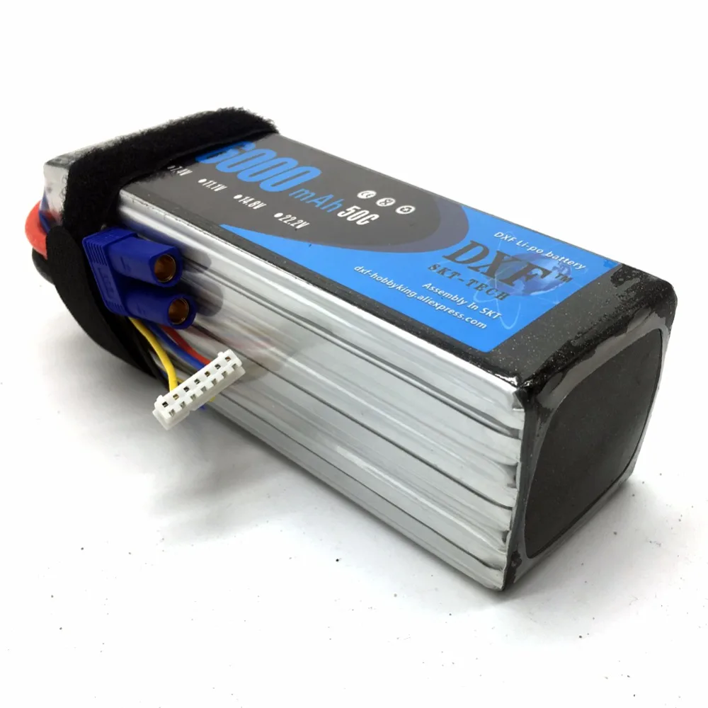 DXF 22 2 V 6S 6000mAh 50C RC Lipo Bateria Max 100C LiPo батарея AKKU для Yak 54 вертолета самолета Align 7 дрона |