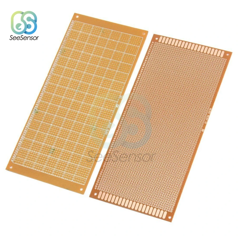 10x22 см Односторонний DIY Прототип бумаги PCB Универсальный Эксперимент матричная схема бакелитовая доска пластина лист Медь 10*22 см