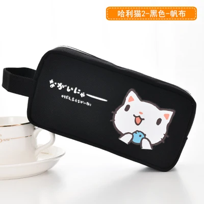 Style 22 Милые школьные уголовного Карандаш Чехол в виде Kawaii Cat для фруктов с персонажами из мультфильмов для девочек и мальчиков, школьный пенал для карандашей с большим Корея пенал для ручек коробка канцелярских принадлежностей мешок - Цвет: Style 22