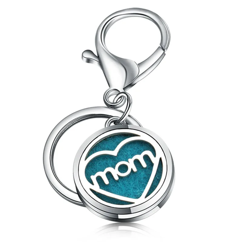 

Heart Shape Aromatherapy Box Can Keep Fragrance fFor 2-3 Days And Charm Box KeyChain Is Suitable For Men And Women Gift Choices