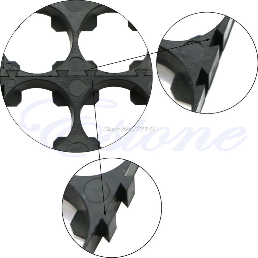 

1 Set 10Pcs 4x5 Cell Spacer 18650 Battery Radiating Shell Pack Plastic Heat Holder Electronics Stocks Dropship