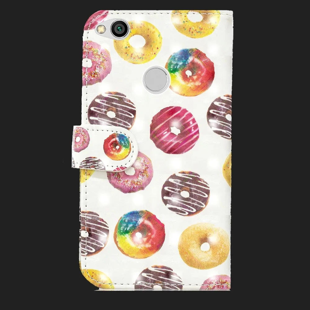 Роскошный кожаный флип-чехол для huawei Y3 Y5 2017 чехол-кошелек P Smart P20 lite P9 mini Capa с