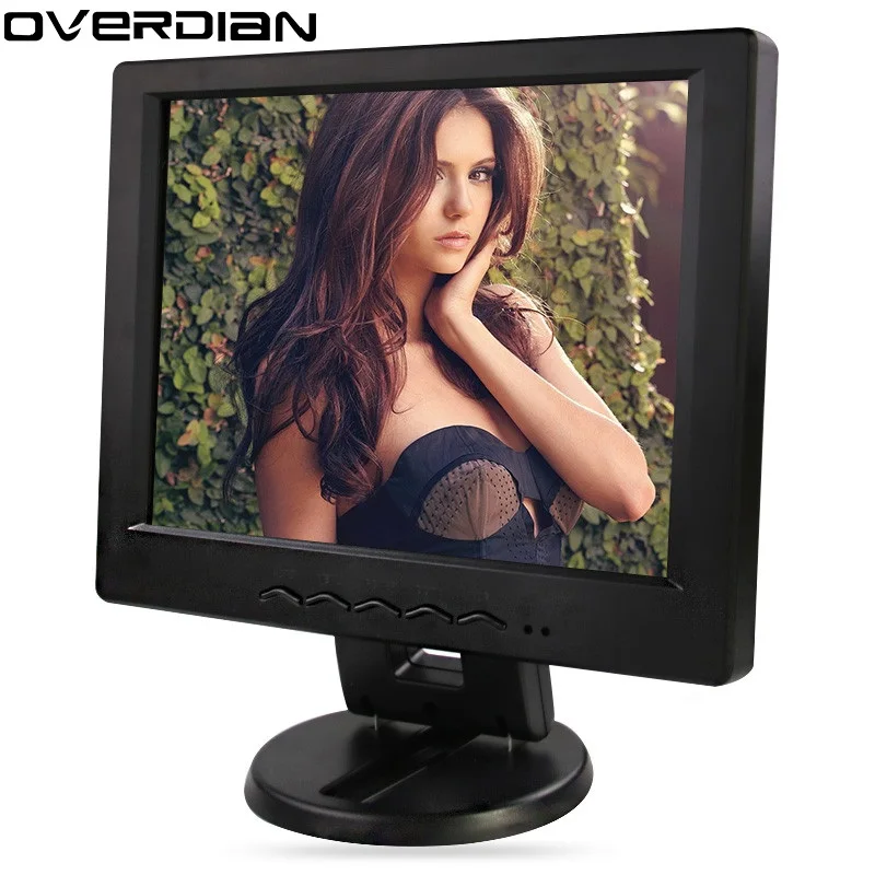 Промышленный ЖК-монитор/дисплей 12 дюймов VGA/HDMI/AV/BNC разъем 1024*768 машина для записи