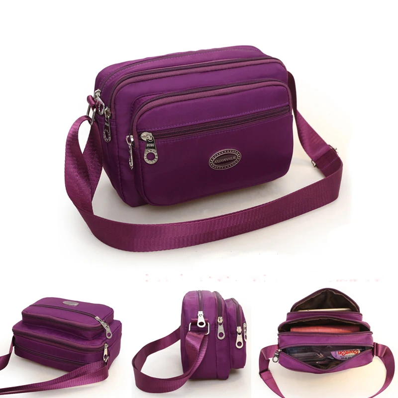 NIYOBO повседневная женская сумка-мессенджер водонепроницаемая холщовая сумка