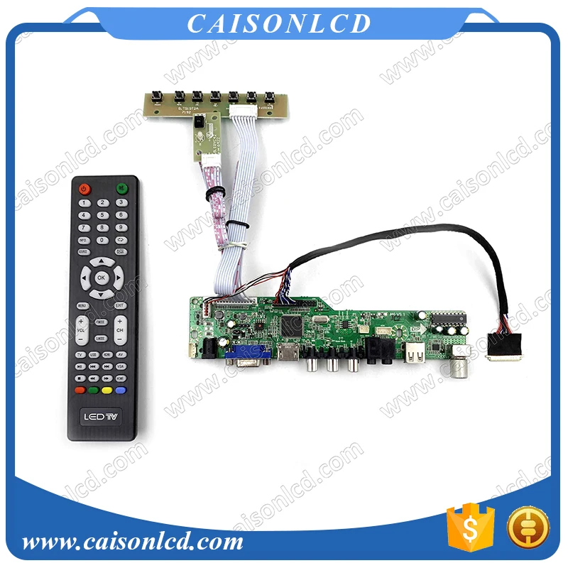 

M6-V5.1 LCD TV controller board support VGA AUDIO AV USB TV for 10.1 inch 1280x800 N101ICG-L21 40 pin lvds easy diy repair