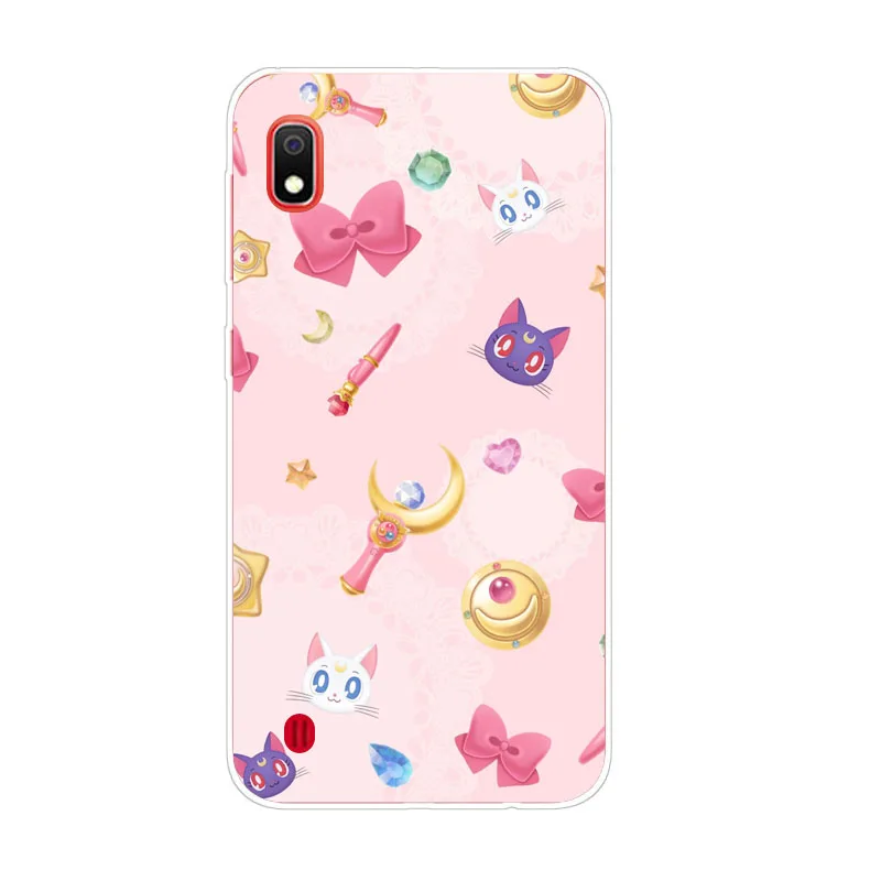 For Samsung galaxy A10 Case Silicon panda cartoon Painting Soft TPU Back Cover for galaxyA10 protect Phone cases |
