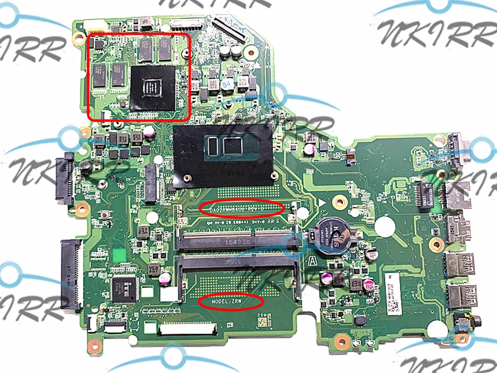 DA0ZRWMB6G0 ZRW NB.63011.002 NB63011002 I5 6200U 940M 4GB системная плата для Aspire E5 574TG 572G V3 575G F5 572 574G