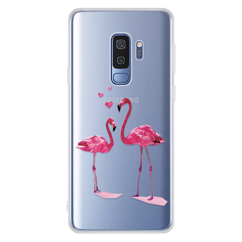 Прозрачный силиконовый чехол для телефона с узором s для samsung S9 S8 Plus S10 S10 Pro 10E, чехол-накладка на заднюю панель с милым рисунком из мультфильма