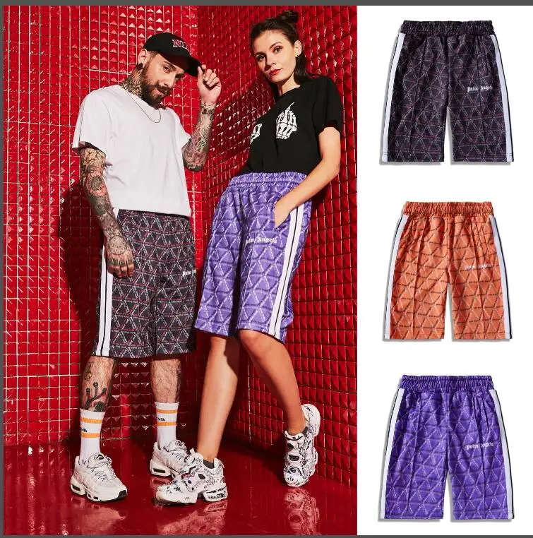 2019 новые шорты с изображением пальмовых ангелов для мужчин и женщин 1:1 в стиле хип