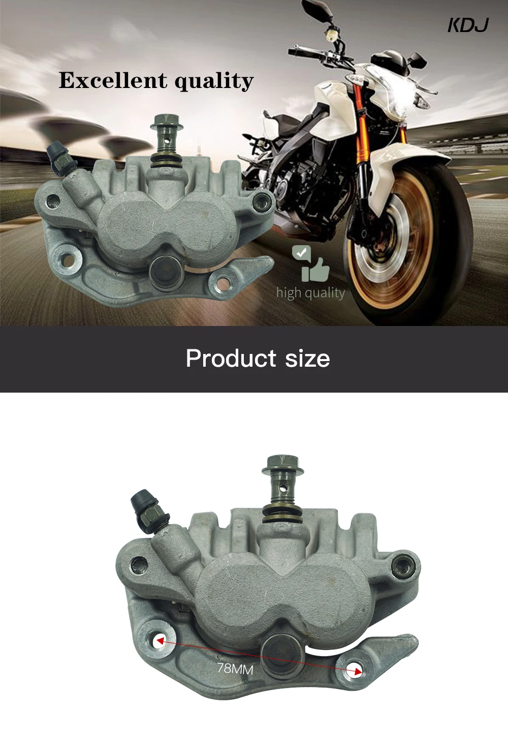 Мотоцикл передний тормозной суппорт колодки в сборе для Honda CRF250R CRF250X CRF450R 2004- CRF450X CR125R CR250R 2005-2007