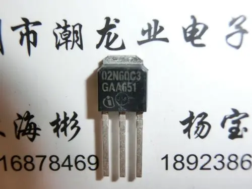 

5 шт., мокрота 02N60C3 02N60C3 TO251
