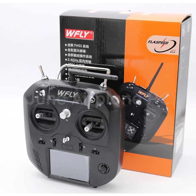 WFLY ET07 10 канальный 2,4 ГГц Радиоуправляемый передатчик+ WBUS/PWM сигнал 10 канальный RF207S приемник для радиоуправляемого самолета