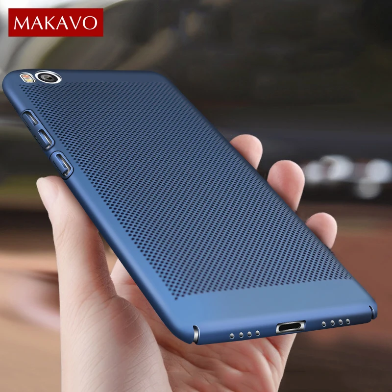 Чехол MAKAVO для телефона Xiaomi Mi5 Mi5s Plus защита 360 полый Тонкий матовый жесткий чехол |