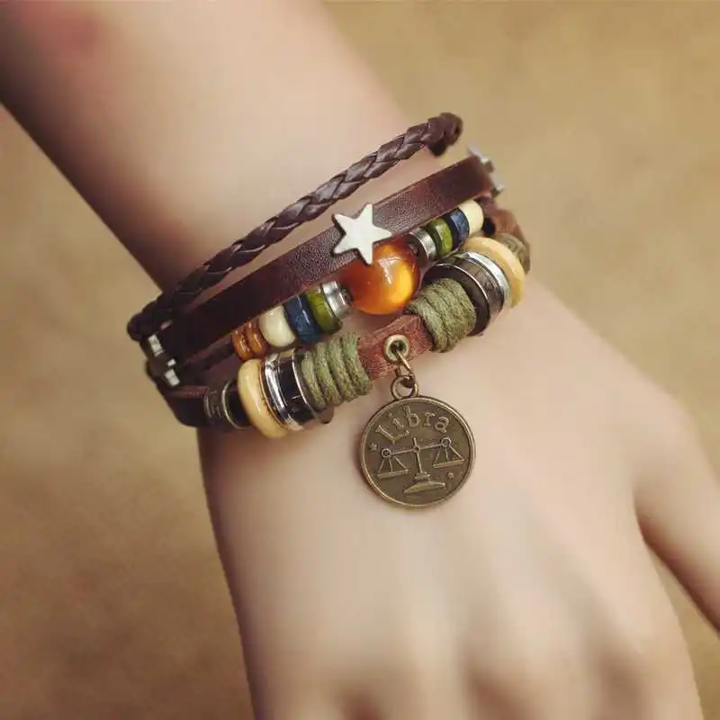 Браслет для пар мужской оригинальный элегантный простой из сплава модные