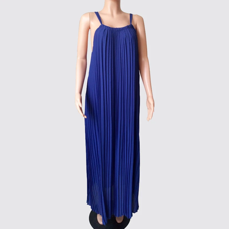 Santune Fashion Sleeveless Halter Neck Chiffon Summer Maxi Dress 2017 Elegant Womne Party Ankle Length Dresses Vestidos | Женская одежда