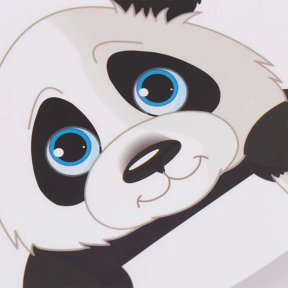 Наклейка со слоном котом пандой жирафом мультяшными животными съемная на стену