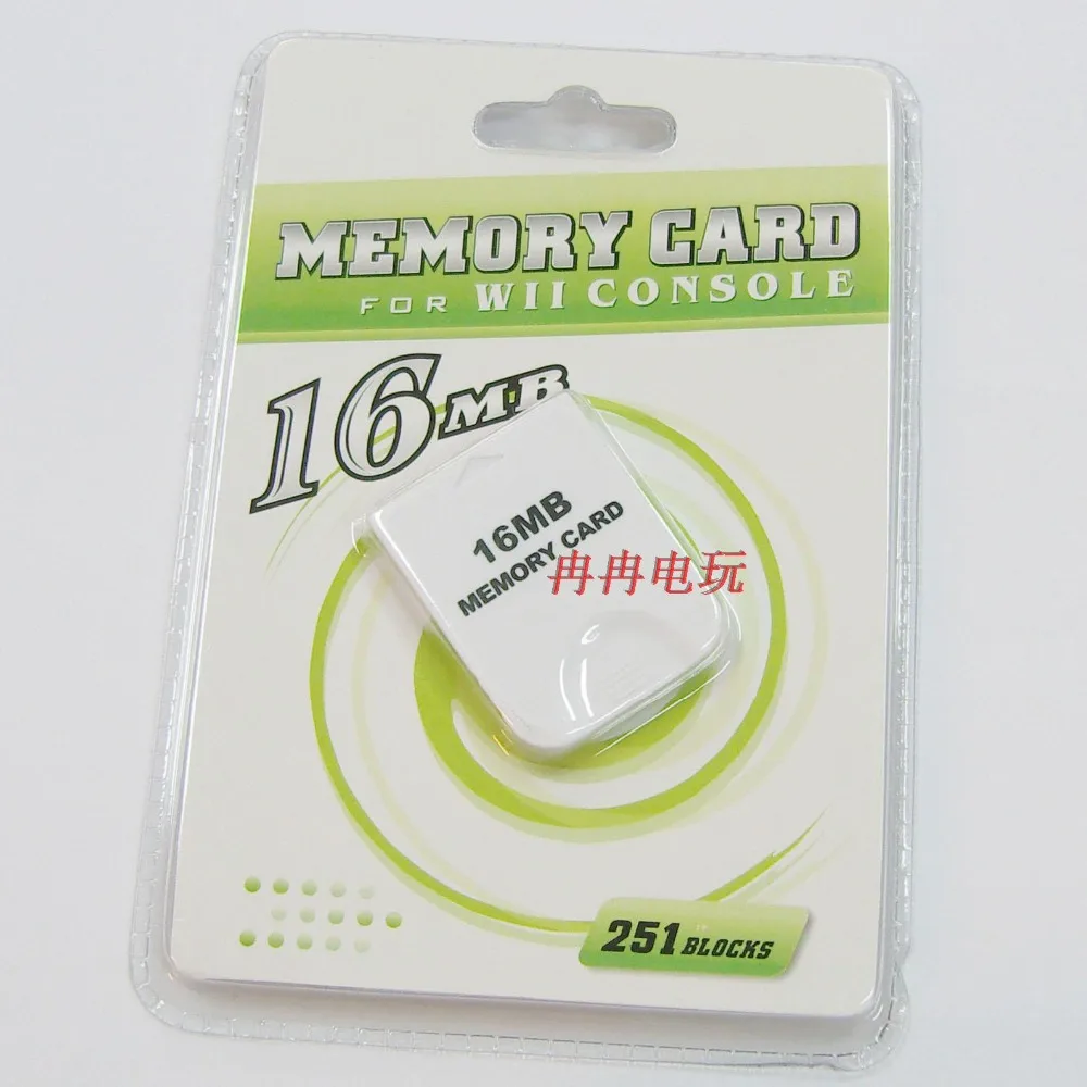 

10PCS 16mb High Quality for Wii Memory Storage Card Saver 16MB For Nintend For Wii For wii memoria Xmas Gifts
