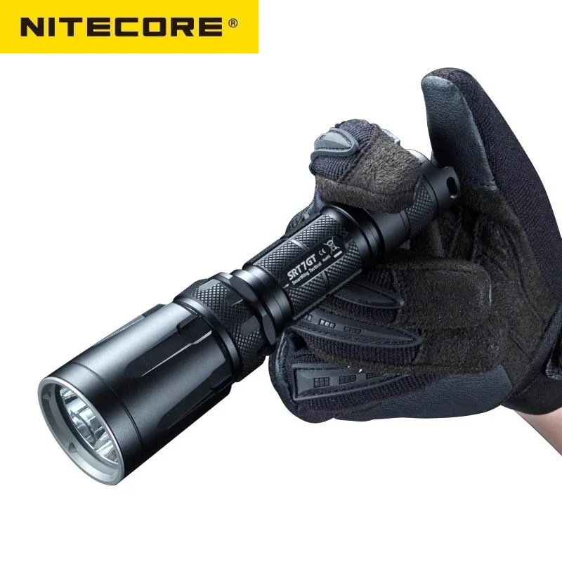 NiteCore SRT7GT Cree XP L HI V3 1000LM красного зеленого и синего цвета УФ светодиодный фонарик на