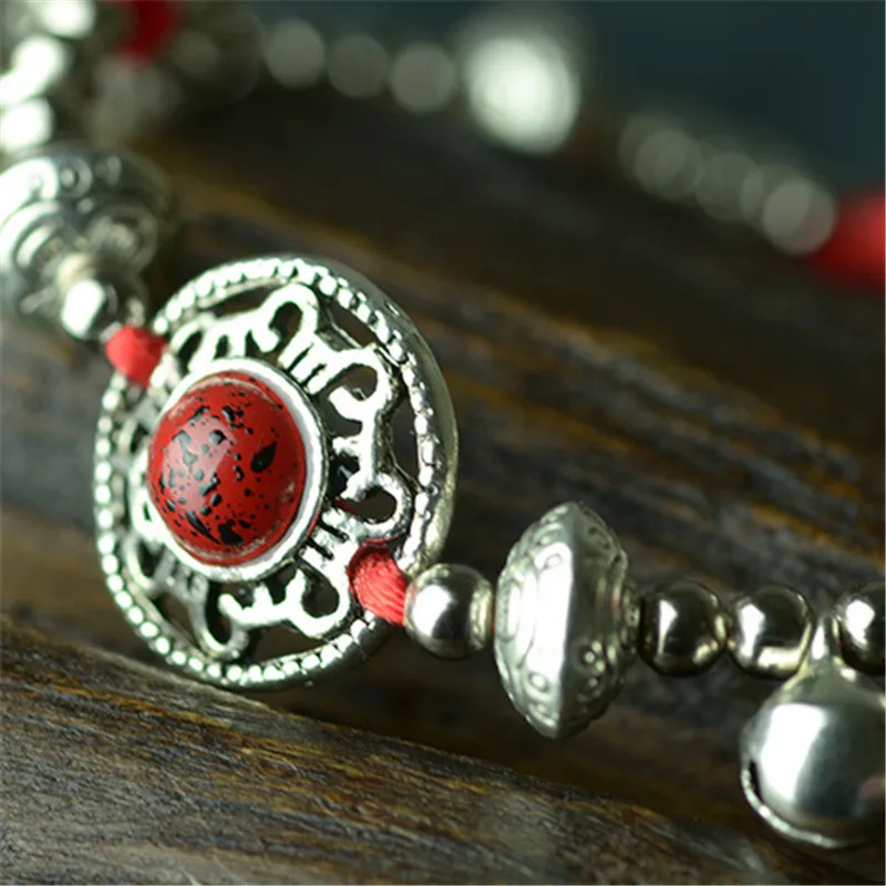 Женский ножной браслет новые аксессуары оптовая продажа сделай сам красная