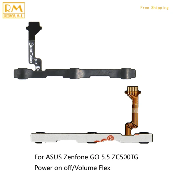 10/шт для Asus Zenfone Go 4.5 ZC451GB 5.0 ZC500TG Мощность на кнопку выключения Swtich Сторона Кнопка