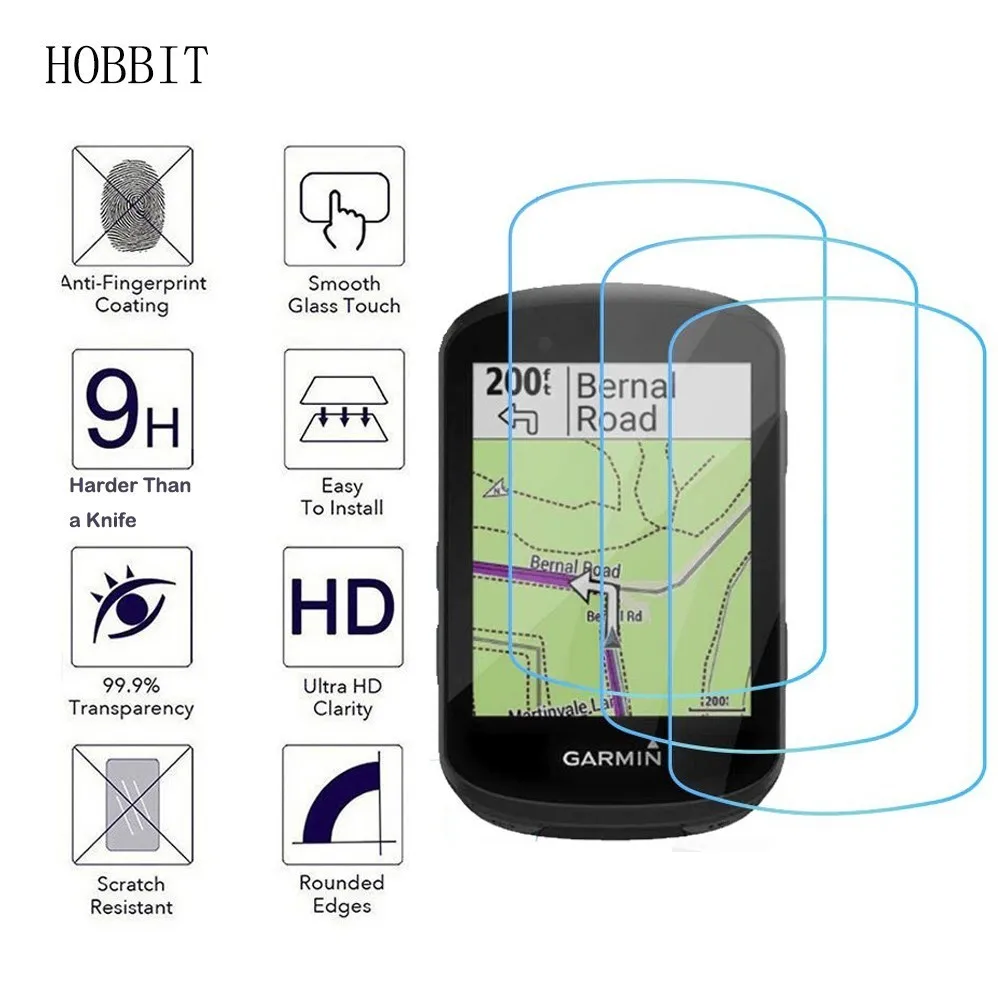 2 упаковки для Garmin Edge 530 0 3 мм 2.5D 9H закаленное стекло защиты экрана ультратонкая