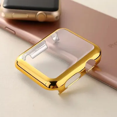 Чехол для apple watch band apple watch 4 5 Чехол 44 мм/40 мм ремешок iwatch 3 ремешок 42 мм 38 мм защитная оболочка аксессуары для часов - Цвет: Earthly gold