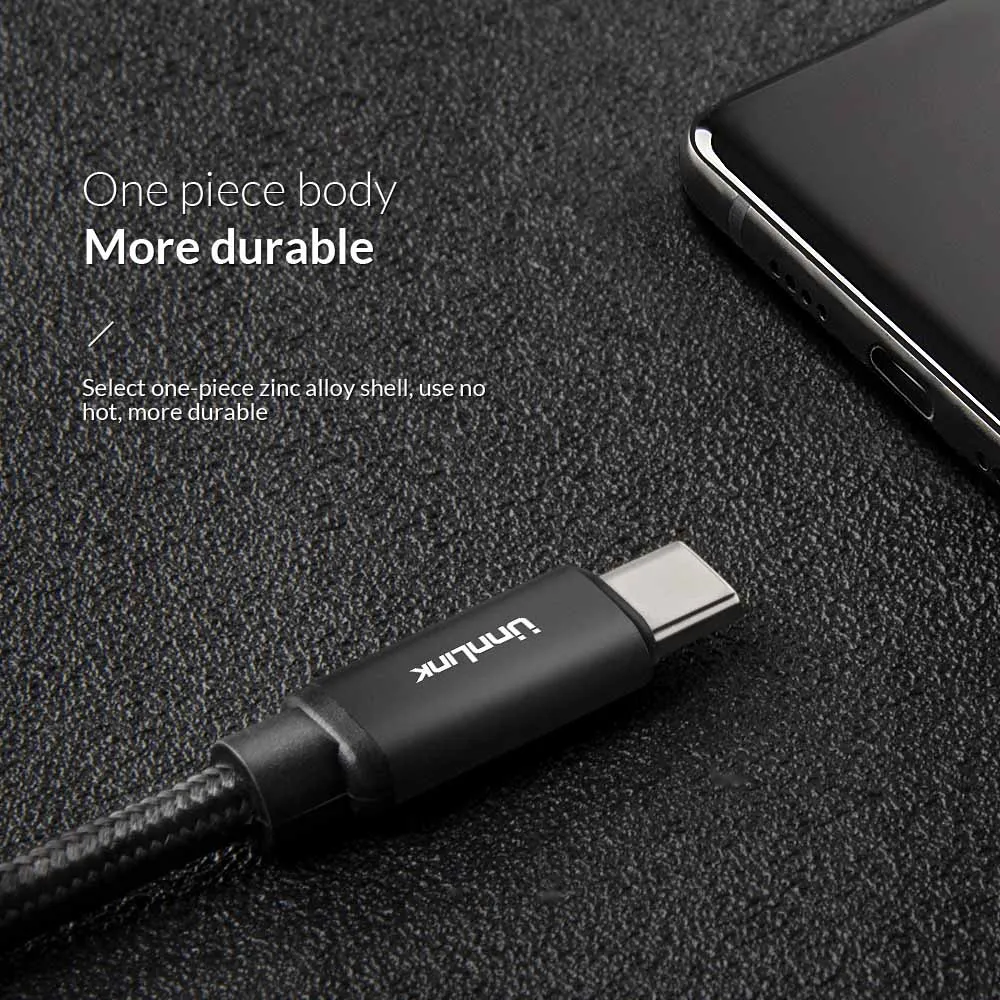Кабель Unnlink Type C USB 3 1 Gen2 3A PD кабель для Macbook Pro Nintendo Switch s9 p20 10 Гбит/с 4K60 Thunderbolt 3|Кабели