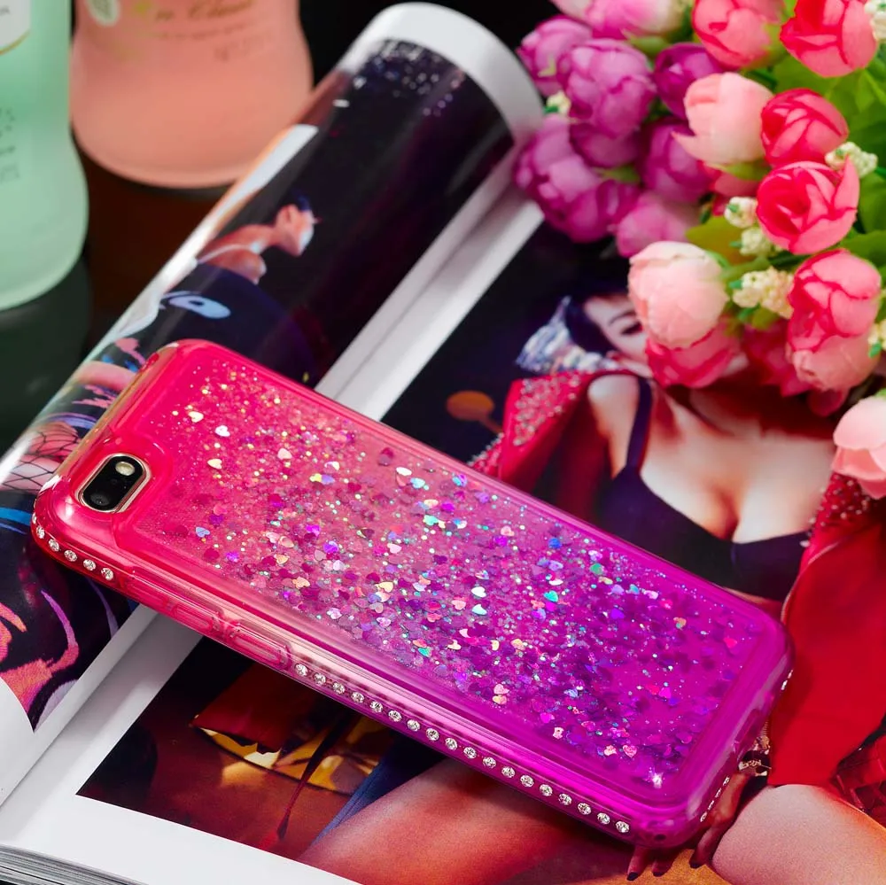 Чехол Quicksand для huawei Honor 7S S7 DUA-L22 Honor7S ювелирный чехол для телефона huawei Honor 7A A7 DUA L22 Honor7A 5,45 мягкий чехол
