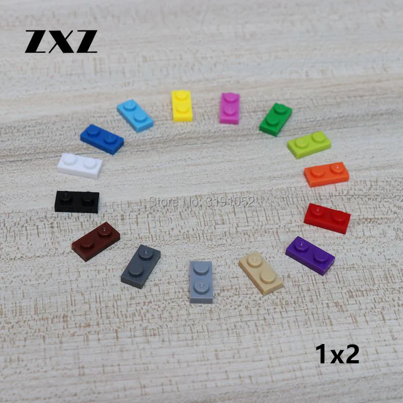 Обучающие игрушки для детей пластина 1x2 набор коротких пластиковых моделей