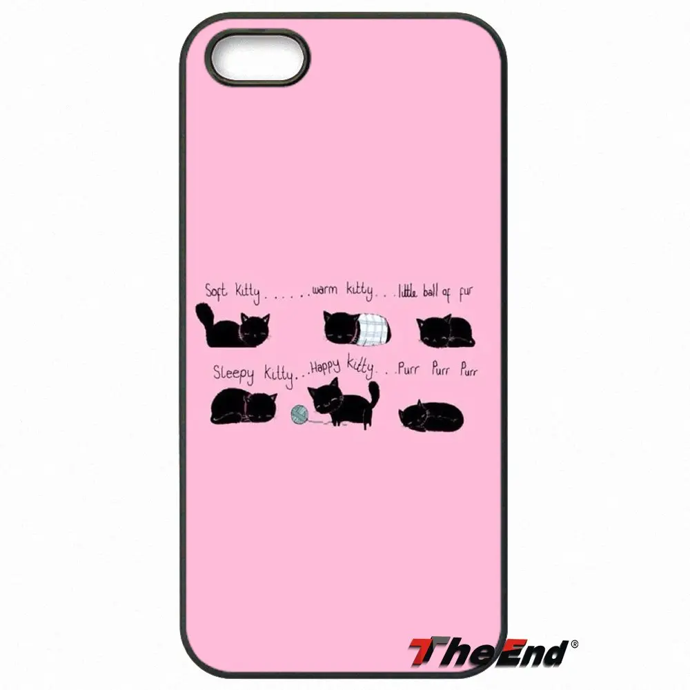 Кошки мягкий котенок песня Теория большого взрыва чехол для iPhone X 4 4S 5 5C SE 6 S 7 8 плюс