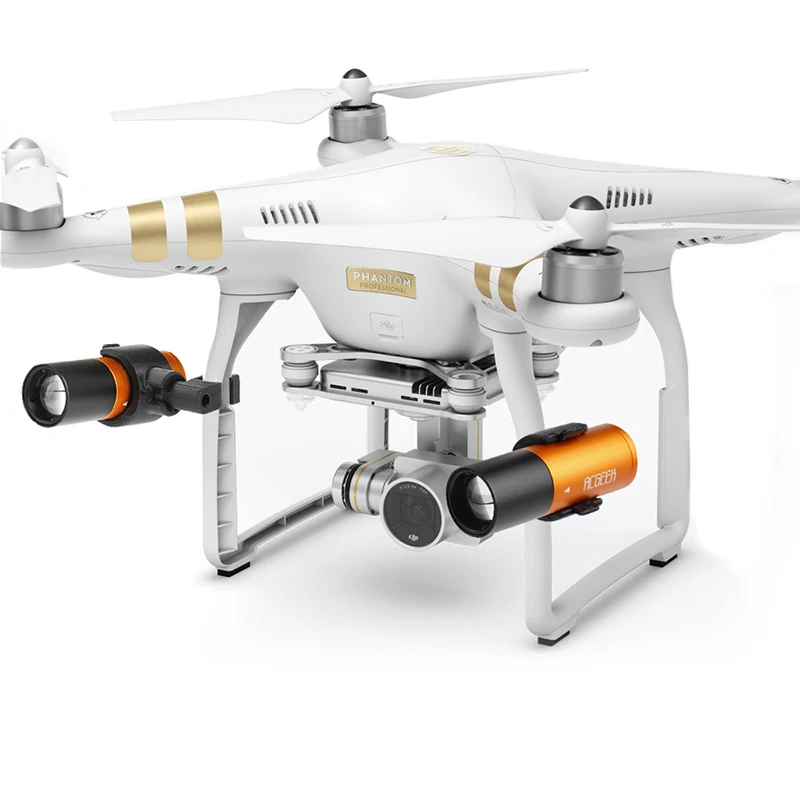 Двойной фонарик ночной фонарь прожекторный крепление для шасси dji phantom 3 SE