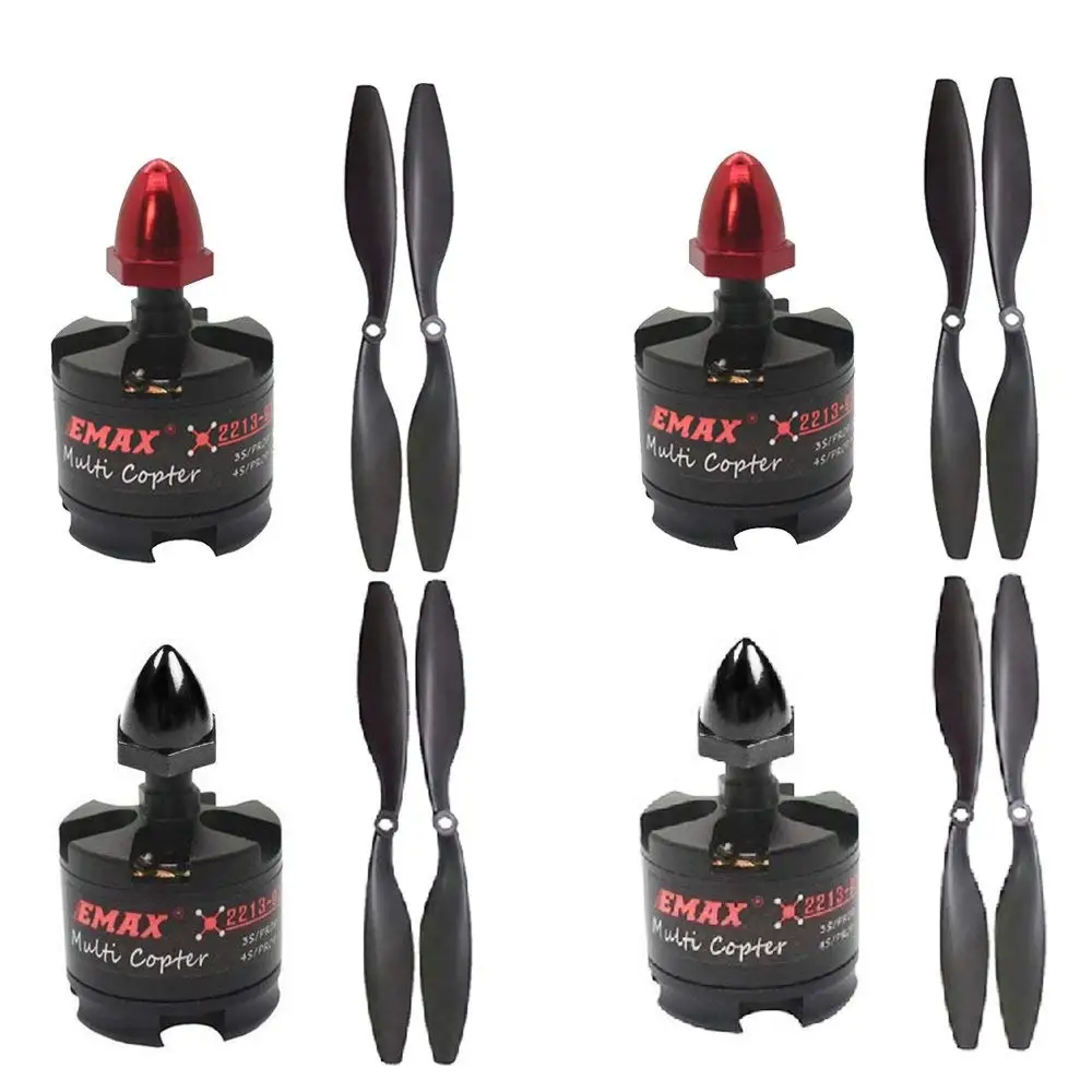 

4 pcs Emax MulitRotor MT2213 935KV plus thread Brushless Motor 2CW 2CCW with 1045 propeller for Multirotor Quadcopters