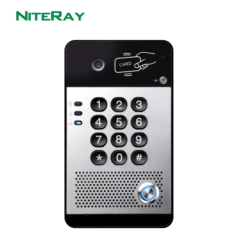 

IP Door Bell Voip Door Phone Intercom RFID Card Access Control System NiteRay Q520
