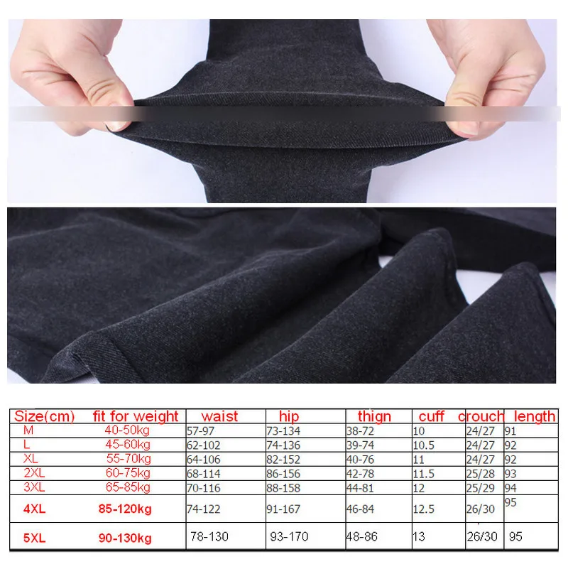

Women Leggings plus size 5XL Autumn Winter female fake jeans pencil pants Legging fashion pocket korea style ouc1683