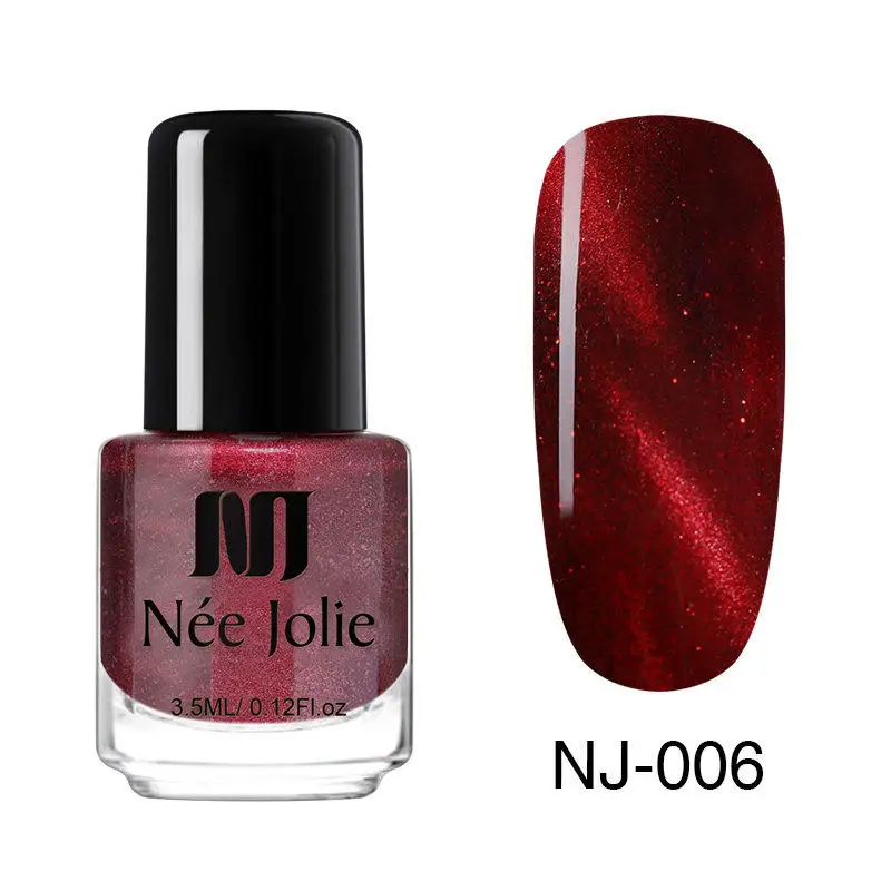 Jewelry1- 006 NEE JOLIE 3,5 мл/7,5 мл Магнитный кошачий глаз ногтей голографический лак Хамелеон кошачьи глаза Декоративный Лак для ногтей лак 22 цвета - Цвет: Jewelry1- 006