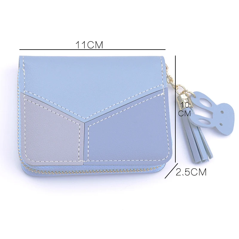 Youda женский короткий кошелек ПУ материал Прошитый модные женские кошельки