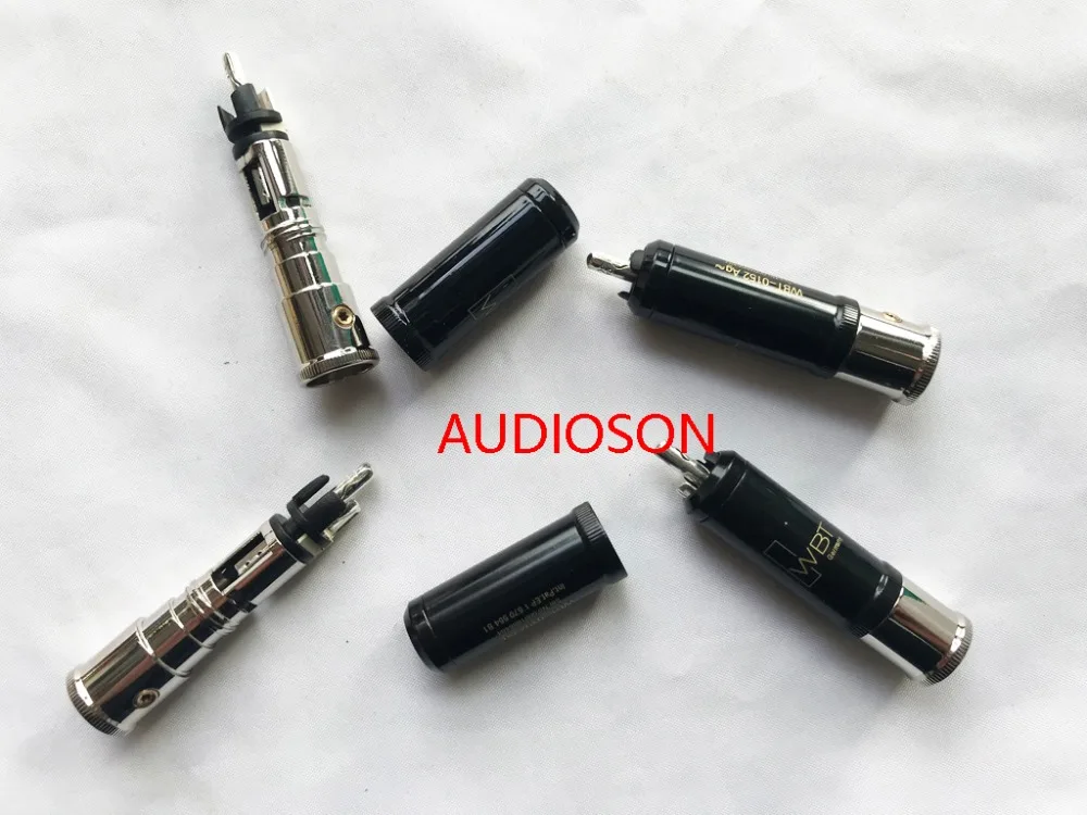 AUDIO-WBT-0152Ag WBT nextgen подпись с серебряным покрытием RCA разъем-4 шт./компл