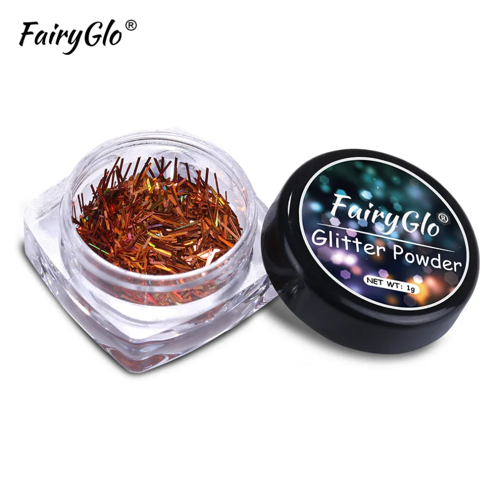 Блестящая коробка для ногтей FairyGlo Полировочная акриловая пудра