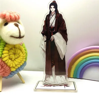 1 шт. 16 см китайский МО дао Чжу Ши анимация Grandmaster of Demonic Wei Ying Lan Zhan стоящая Тарелка стенд модель сбора домашний стол - Цвет: 14