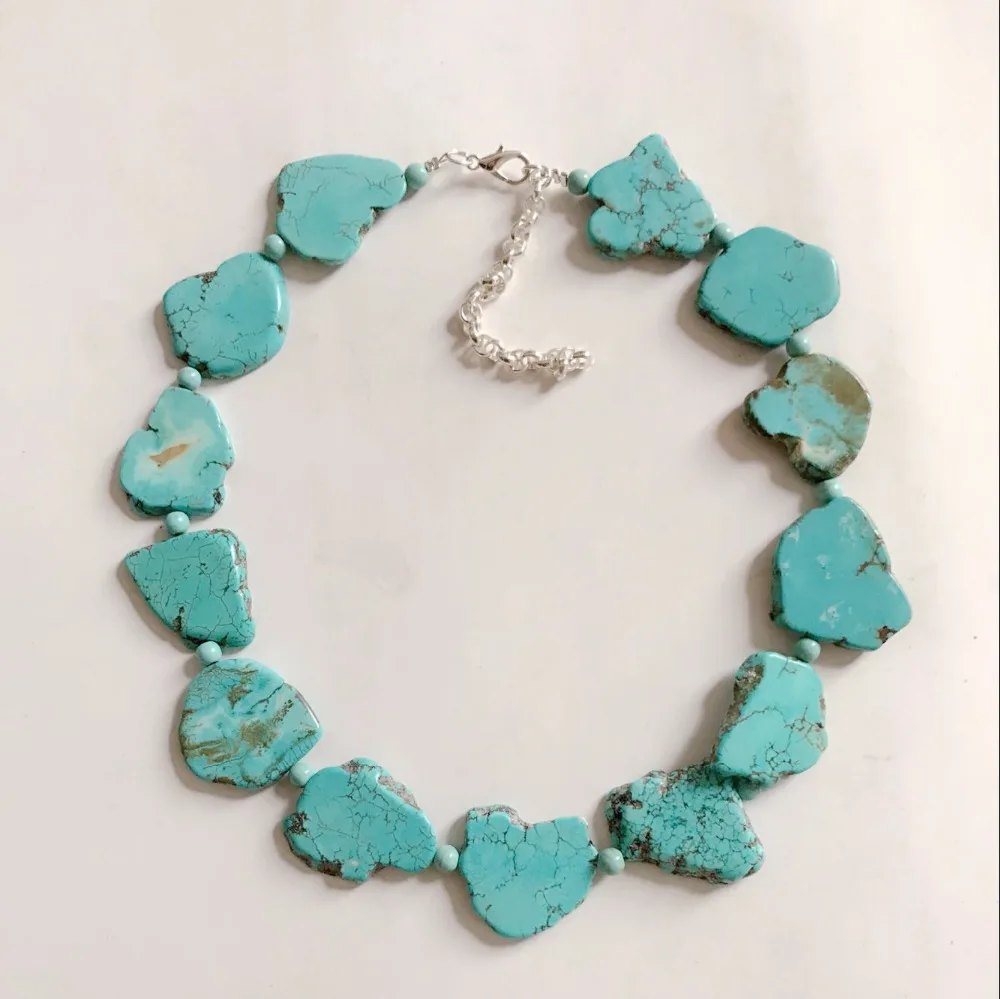 Массивное ожерелье чокер из натурального камня новый дизайн|chunky necklace|designer