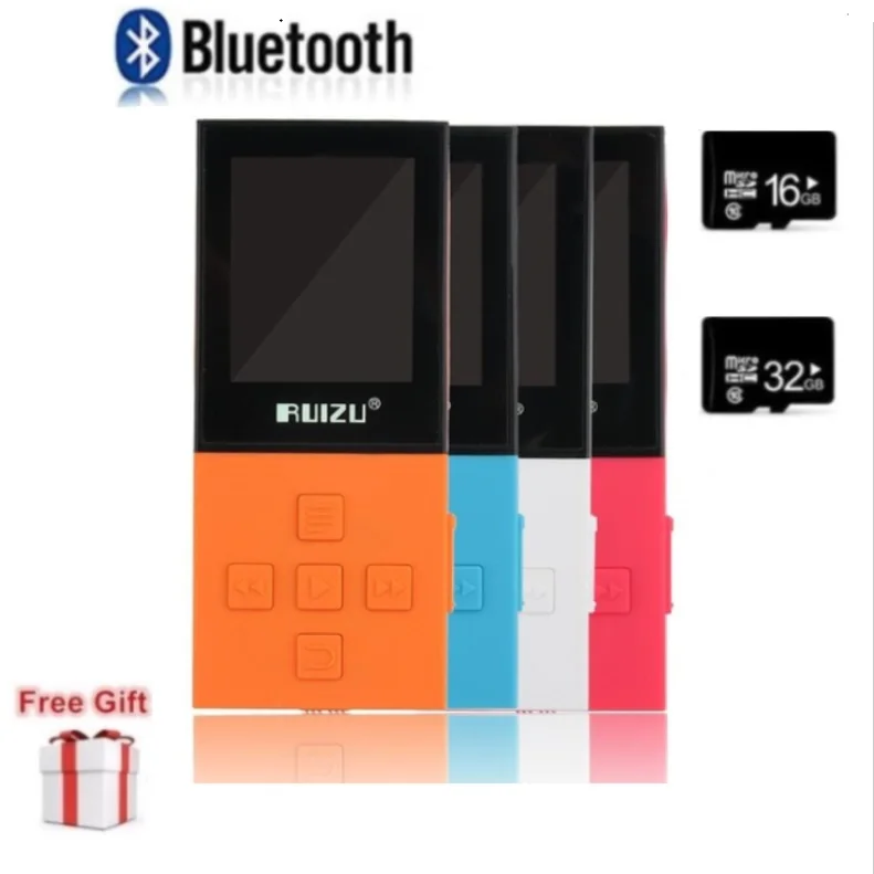 

Original RUIZU X18 Bluetooth Sport MP3 Player 8GB Music Audio Player high quality lossless Recorder FM Bluetooth 4.0 Free Gift